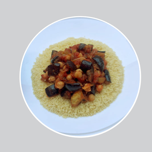 Légumes rôtis à la tomate & pois chiches