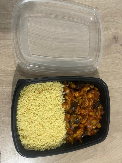 Légumes rôtis à la tomate & pois chiches